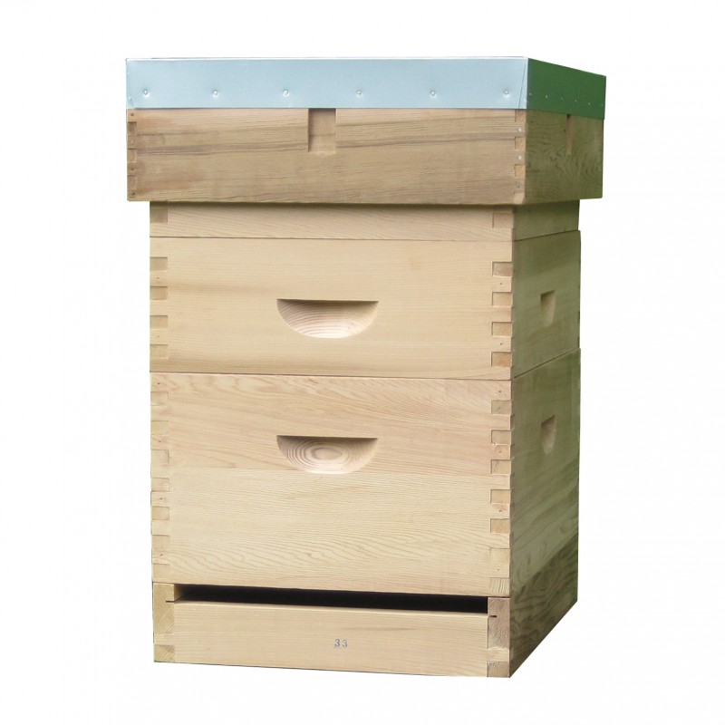 National Beehive with Flat Roof